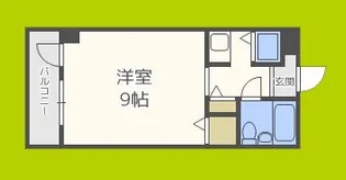 ダイアパレス堀江公園【4階】の間取り