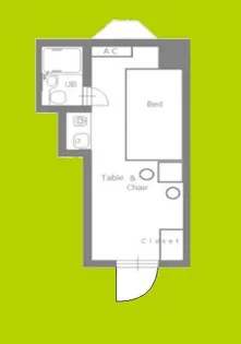 エステマール鶴橋一号館【8階】の間取り