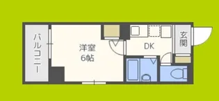 1Kの間取り画像