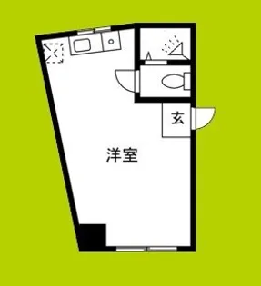 オズレジデンス難波南【6階】の間取り