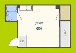 ハイツエイル11【1階】の間取り