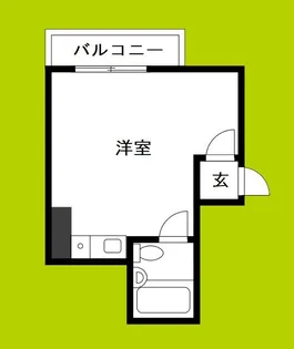 ビラアツミ【5階】の間取り