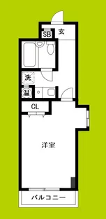 メロディーハイム夕陽丘【9階】の間取り