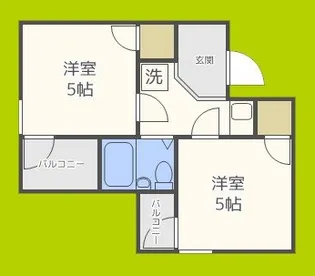 柏里一番館【3階】の間取り