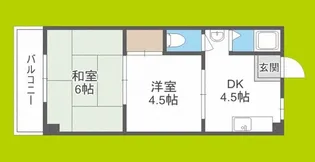 リアライズ北加賀屋【2階】の間取り