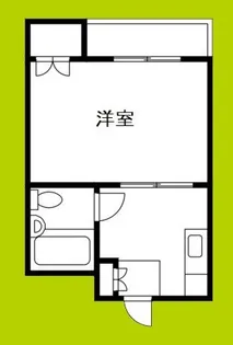 サンビル勝山北【7階】の間取り