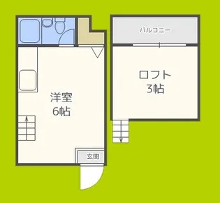 1Rの間取り画像