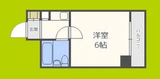 シャルムメゾン千林大宮【1階】の間取り