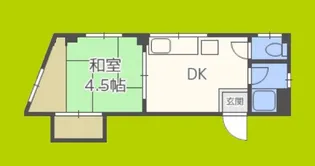 喜連マンション【3階】の間取り