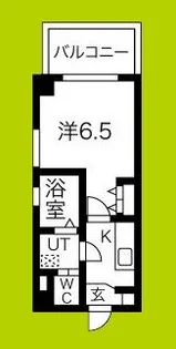 Dolce Vita 難波南【9階】の間取り