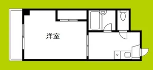 ハイツ上新小松【2階】の間取り
