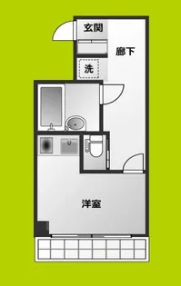 アストロヴィラ松屋町【9階】の間取り