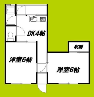 グランビルド長居【4階】の間取り