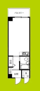 メロディーハイム中津2番館【9階】の間取り