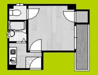 プリンスヴィラ百百【3階】の間取り