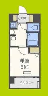 プレサンス東本町【6階】の間取り