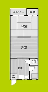 ナチュラル遠里小野【4階】の間取り