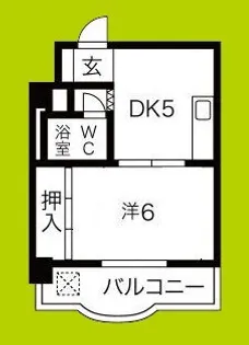 プラザ末吉橋【8階】の間取り