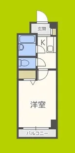 ノルデンハイム淡路【4階】の間取り