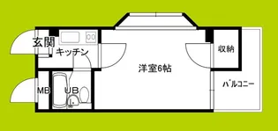シャトーリヨン【5階】の間取り