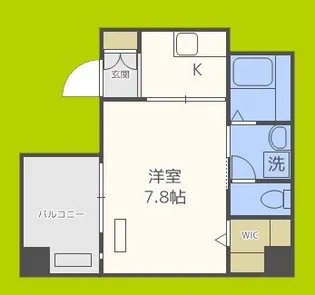 ジュネーゼグラン上本町【8階】の間取り
