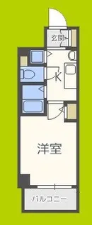 プレサンス心斎橋ルティア【7階】の間取り