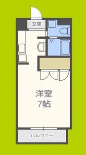 エグゼ西大阪【6階】の間取り