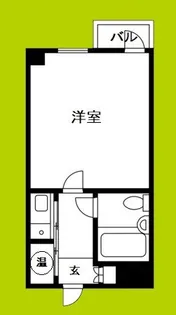 エイチツーオー市岡【3階】の間取り