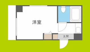 タケ&ハルビル第2【3階】の間取り