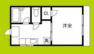 エクセル千本ハイツ【2階】の間取り