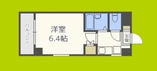ラッキーセンター河堀口マンション【5階】の間取り