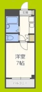 ヴィルヌーブ【2階】の間取り