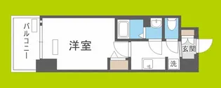 プレサンスOSAKA DOMECITYクロスティ【12階】の間取り