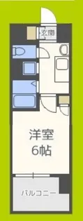 プレサンス難波元町【9階】の間取り