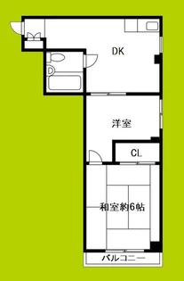 トチタテビル【3階】の間取り
