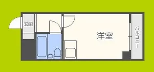 朝日プラザ天王寺東ピエ・タ・テール【5階】の間取り