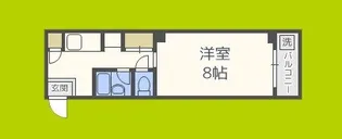 ユーハイツ日本橋【2階】の間取り