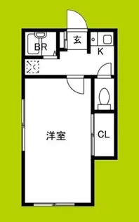 ビュー福島【2階】の間取り