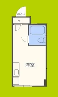 大宝 森之宮ロイヤルハイツ【5階】の間取り