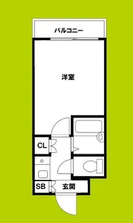 サンシャイン高殿【3階】の間取り