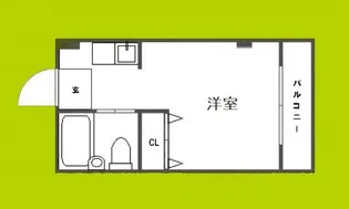 シャトー第2花園【4階】の間取り