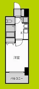 プレサンス難波リバーオアシス【11階】の間取り