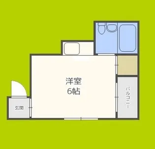 西梅田第一マンション【4階】の間取り