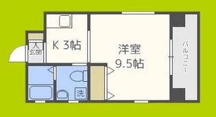 エスポワール【5階】の間取り
