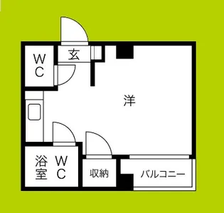 ウィン長居西【1階】の間取り