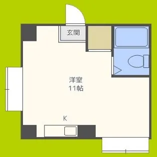 ジオナ本田【10階】の間取り