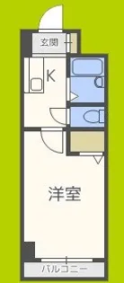 ノルデンハイム淡路【5階】の間取り