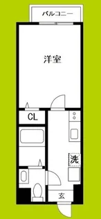 REI難波西【5階】の間取り