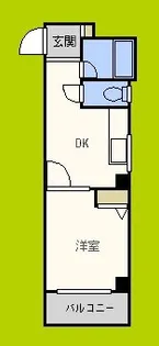 タイホウハイツ敷津3番館【5階】の間取り