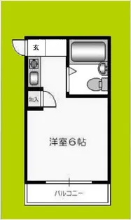 サンライズ関目【6階】の間取り